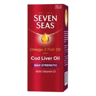 Seven Seas Max Strength Cod Liver Oil 450ml