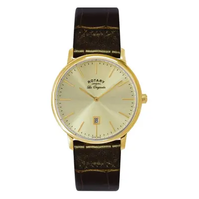 Rotary Watch Les Originales Kensington Mens - Gold