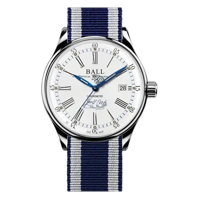 Ball Watch Company Trainmaster Endeavour Chronometer Limited Edition Nato - White