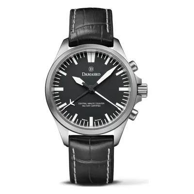 Damasko Watch DC70/2 Leather With Black White Stitch Pin Buckle