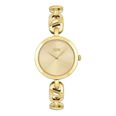 Hugo Boss Watch New Chain Ladies - Gold