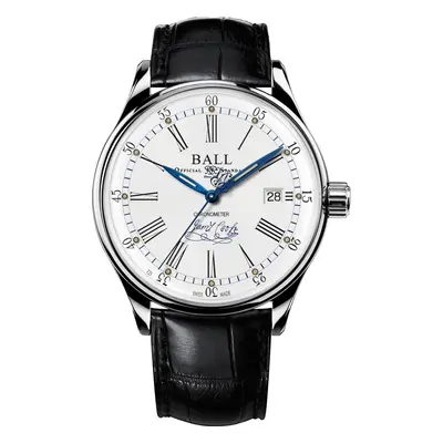 Ball Watch Company Trainmaster Endeavour Chronometer Alligator Limited Edition D - White