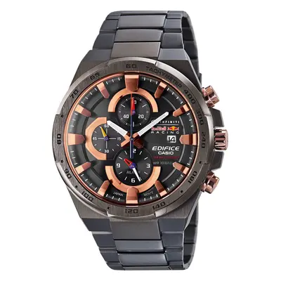 Casio Watch Edifice Alarm Chronograph Red Bull Edition - Black