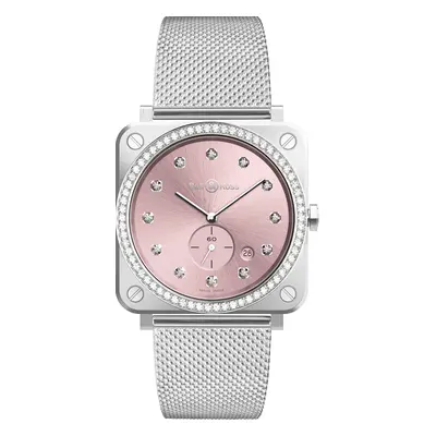 Bell & Ross Watch Novarosa Full Diamonds - Pink