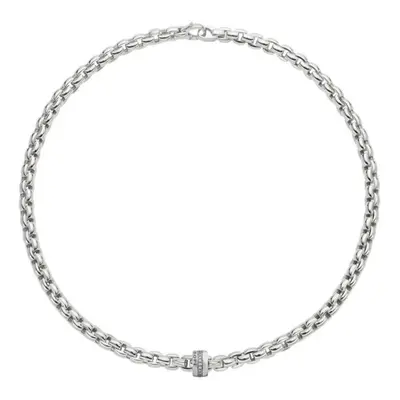 Fope Eka 18ct White Gold 0.21ct Diamond Necklace