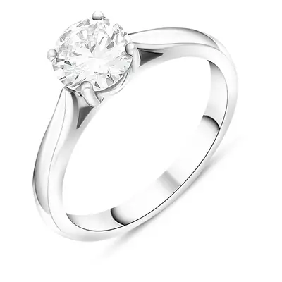 Platinum 1.02ct Diamond Brilliant Cut Solitaire Ring