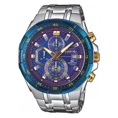 Casio Watch Edifice Alarm Chronograph Red Bull Edition - Blue