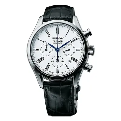 Seiko Presage Watch Chrono Enamel Dial D