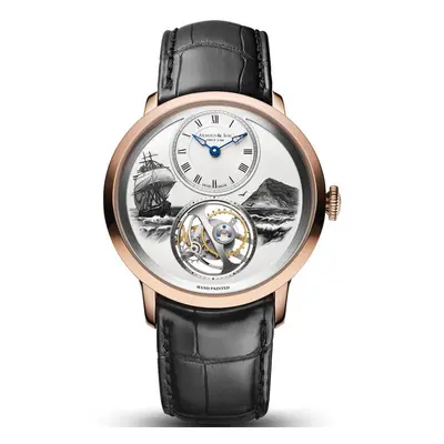 Arnold & Son Watch Metiers D'Art Beagle Set - Silver