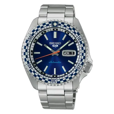 Seiko 5 Sports Petrol Blue Checkered Flag Special Edition