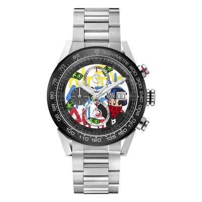 TAG Heuer Watch Carrera Calibre Heuer 01 Alec Monopoly - White