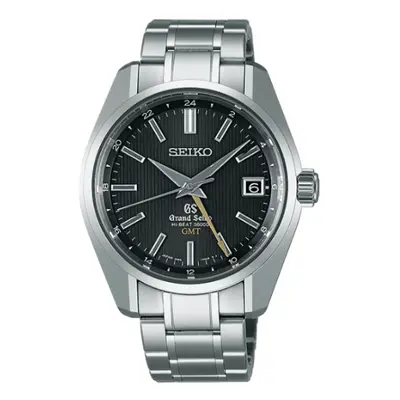 Grand Seiko Watch Mechanical Hi Beat GMT - Black