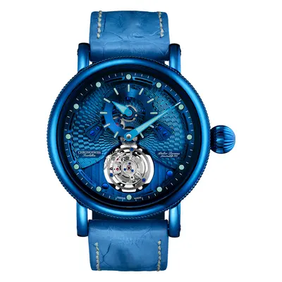 Chronoswiss Watch Open Gear Limited Edition - blue