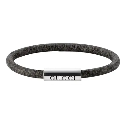 Gucci Trademark GG Supreme Black Bracelet - 17cm