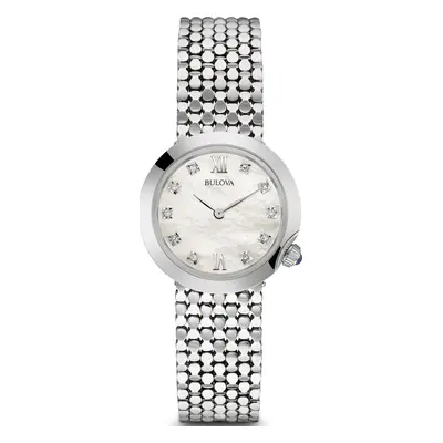 Bulova Watch Diamond Ladies - White