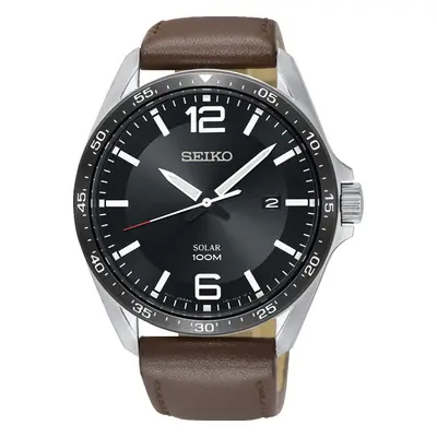 Seiko Watch Solar Chronographs - Black