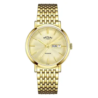 Rotary Watch Windsor Mens - Gold