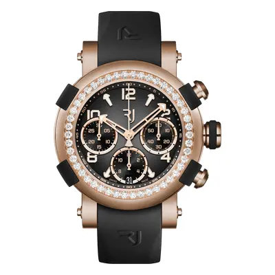 RJ Watches ARRAW Marine Gold Diamonds 42mm - Black