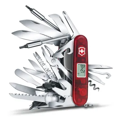 Victorinox Swiss Army Medium Pocket Knife Swiss Champ XAVT D - Silver