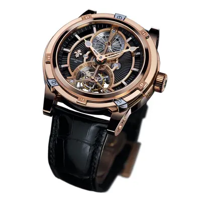 Louis Moinet Watch Vertalor Tourbillon - Black