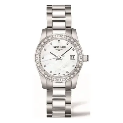 Longines Watch Conquest Ladies - White