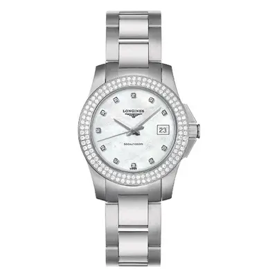 Longines Watch Conquest Ladies - White