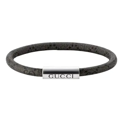 Gucci Trademark GG Supreme Black Bracelet - 19cm