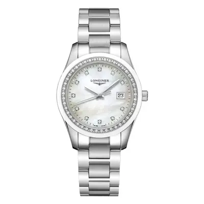 Longines Watch Conquest Classic Ladies - White