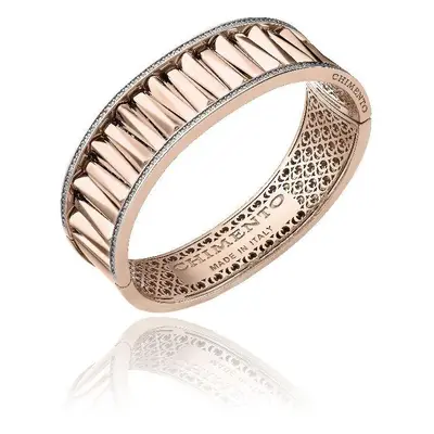 Chimento Bamboo Sipario 18ct Rose Gold 0.55ct Diamond Bangle