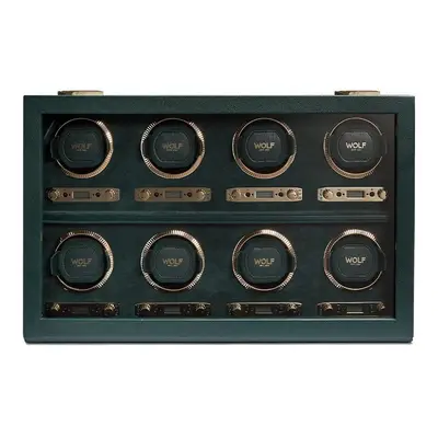 WOLF Watch Winder British Racing Green 8 Piece