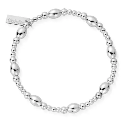 ChloBo Sterling Silver Cute Oval Bracelet - Sterling Silver