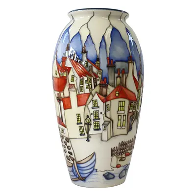 Moorcroft Robin Hoods Bay Vase