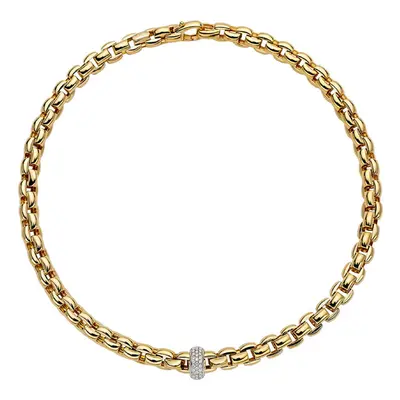 Fope Eka 18ct Yellow Gold 0.58ct Diamond Necklace