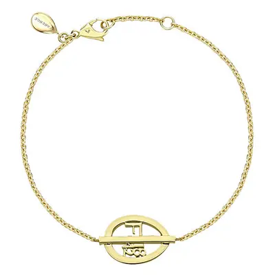 Faberge 1842 18ct Yellow Gold Egg Chain Bracelet