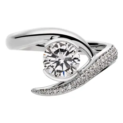 Shaun Leane Entwined 18ct White Gold 1.16ct Diamond Interlocking Engagement Ring