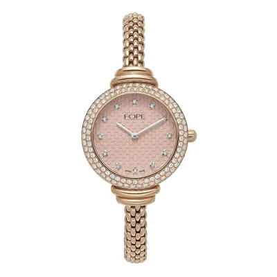 Fope Flex'It Rose Gold Diamonds Medium 14.5cm