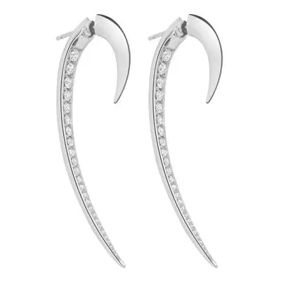 Shaun Leane Hook 18ct White Gold 1.50ct Diamond Large Earrings