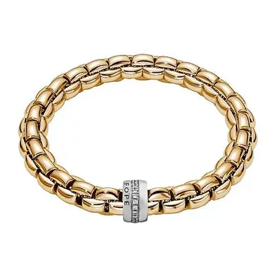 Fope Eka 18ct Yellow Gold 0.21ct Diamond Bracelet