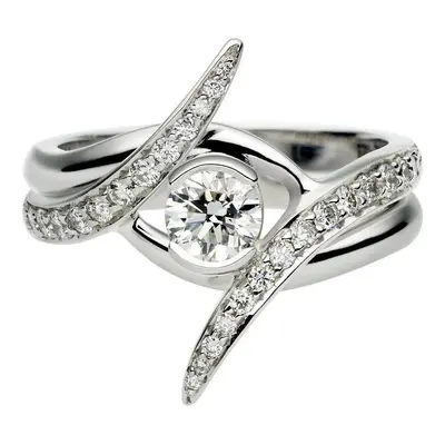 Shaun Leane 18ct White Gold Outward Interlocking Ring Set