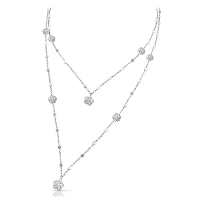 Pasquale Bruni Figlia Dei Fiori 18ct White Gold 1.50ct Diamond Sautoir Necklace