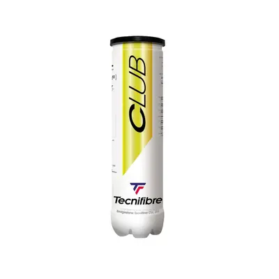 Tecnifibre Club Tennis Balls - Tube of 4