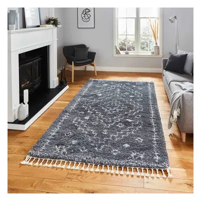 Aspen 1537 Grey Shaggy Rug