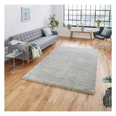 Sierra 9000 Pastel Green Shaggy Rug