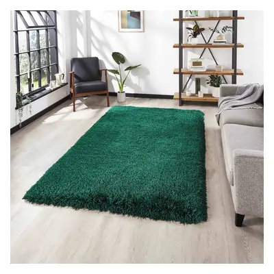 Montana Jewel Green Luxury Shaggy Rug