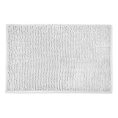 Noodle White Soft Touch Non-Slip Bath Mat