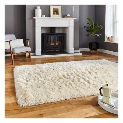 Polar Cream Shaggy Rug