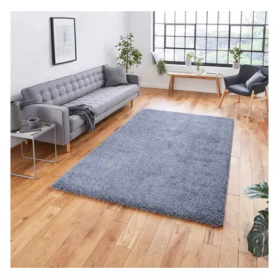 Sierra 9000 Slate Grey Shaggy Rug