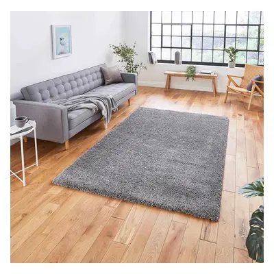 Sierra 9000 Pebble Grey Shaggy Rug