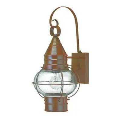 HK/CAPECOD/M Outdoor 1 Light Med Solid Bronze Wall Lantern