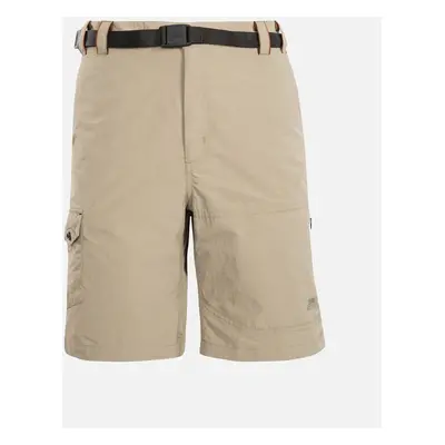 Men's Trespass Mens Rathkenny Quick Dry Walking Cargo Shorts - Cream - Size: S